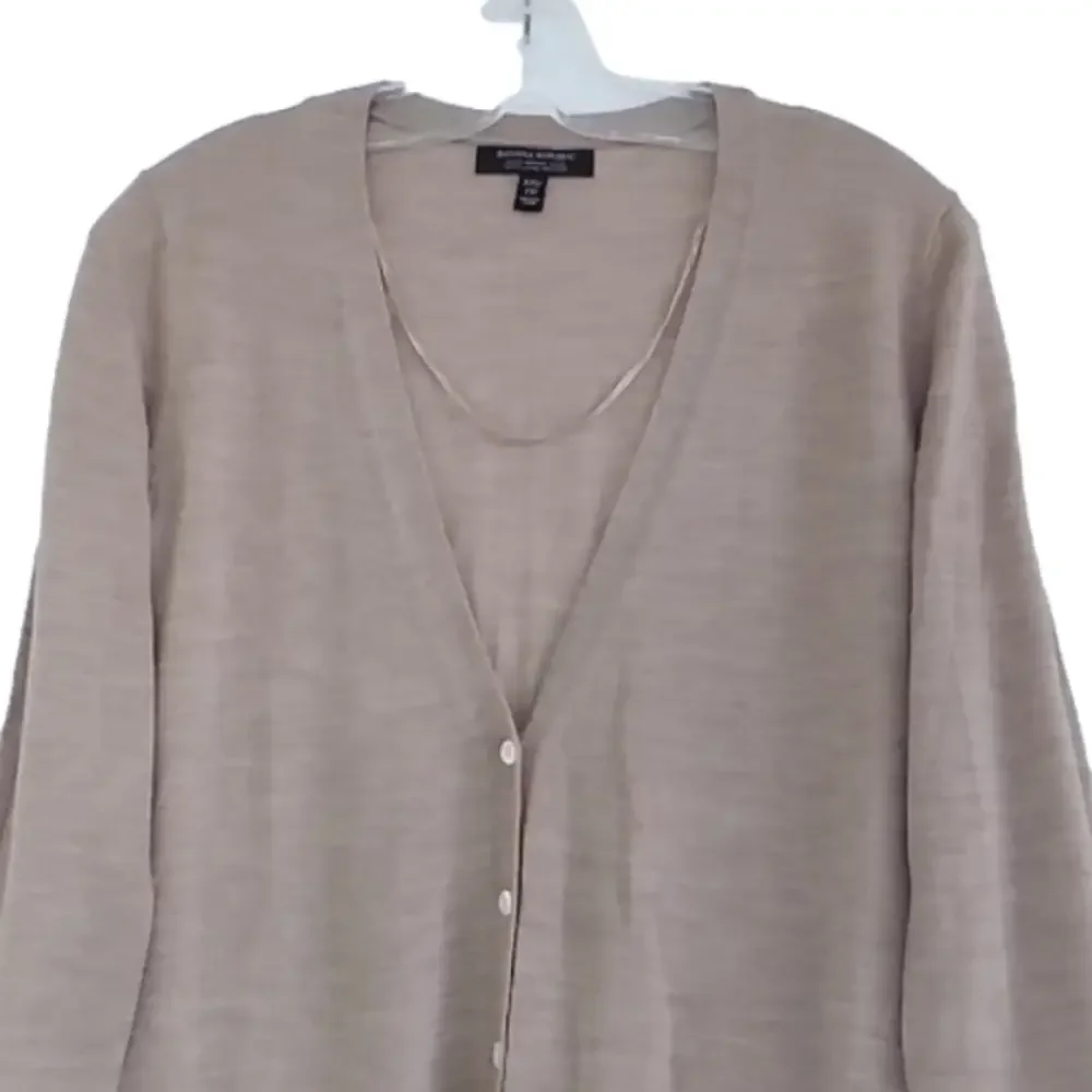 BR Fine Merino Wool Duster Cardigan Size XXS in EUC by Banana Republic - Picture 3 of 13